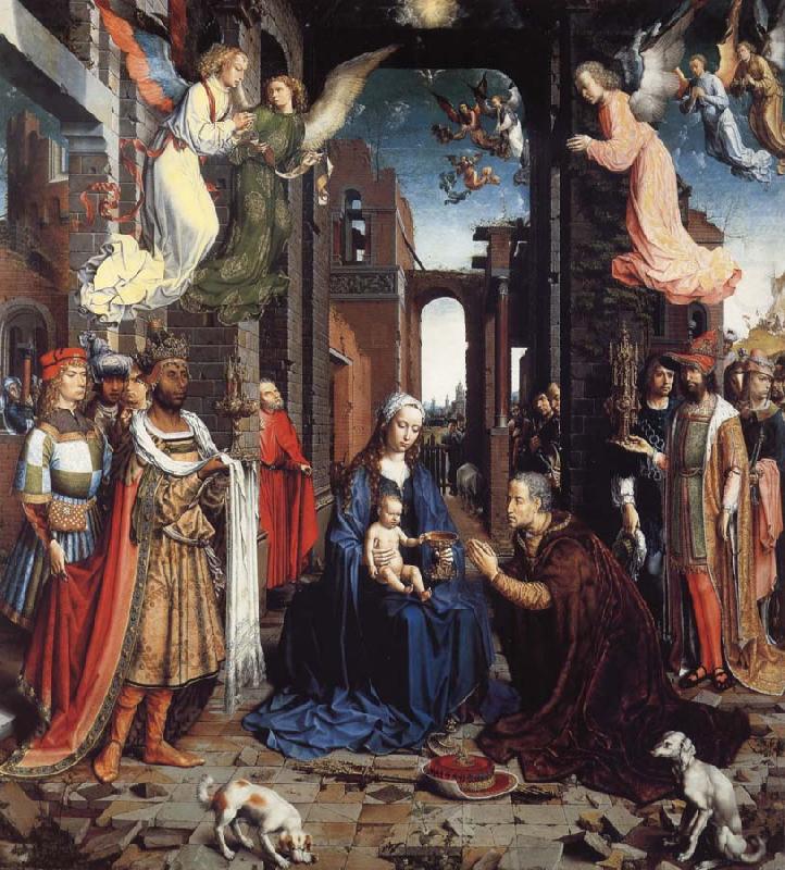 Jan Gossaert Mabuse THe Adoration of the Kings china oil painting image